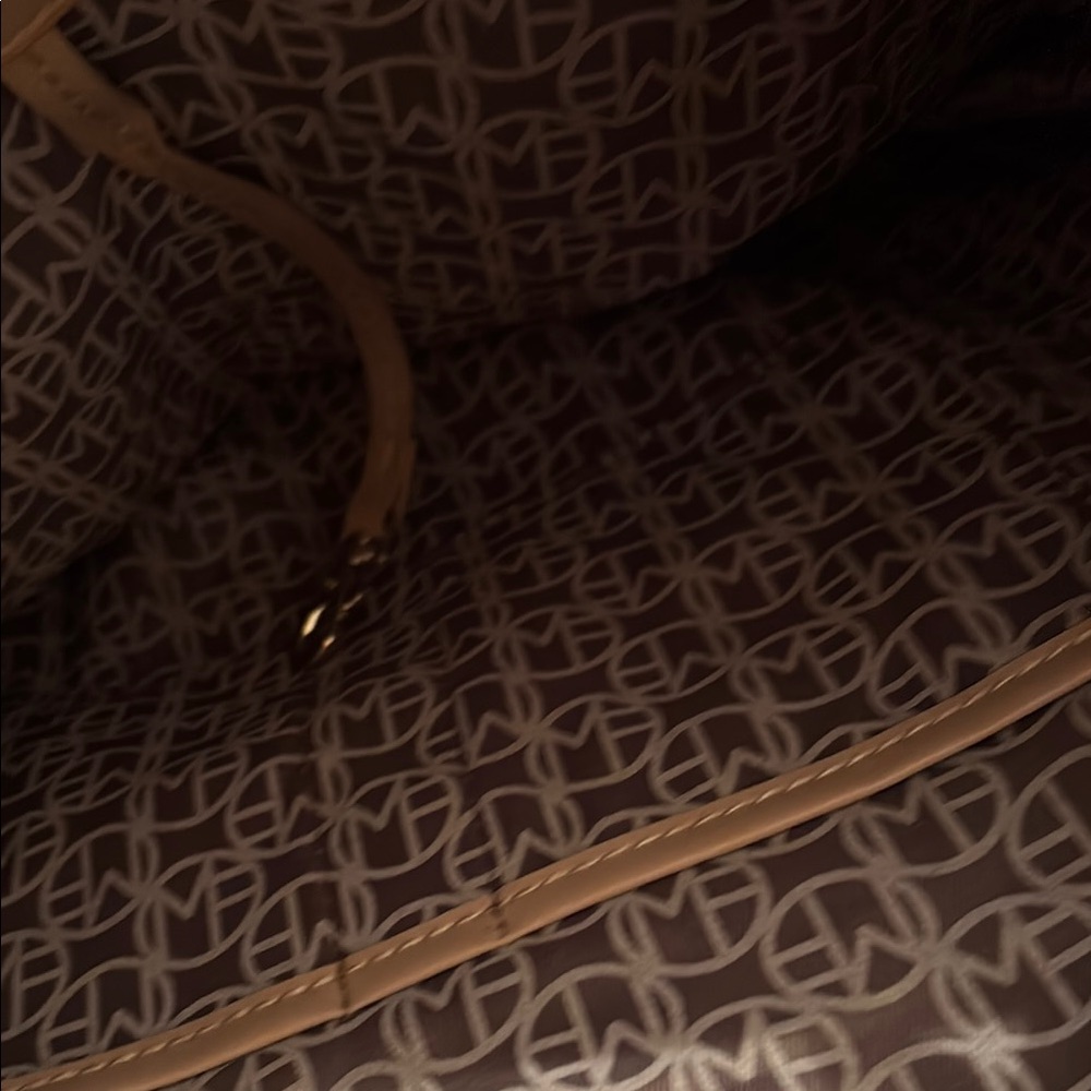 Marc Fisher Brown Crocodile Embossed Tote - Picture 12 of 13